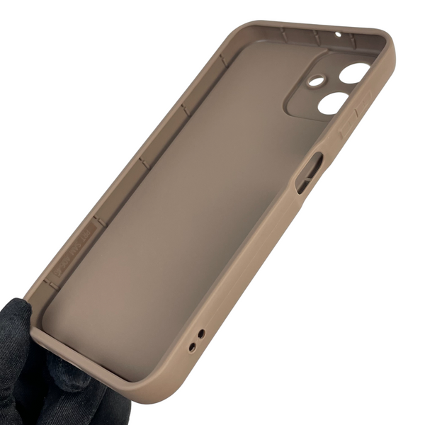 Чохол силіконовий Soft Touch з 3D принтом для Samsung Galaxy A06 (SM-A065) коричневий (Повний захист камери) 0040382 фото