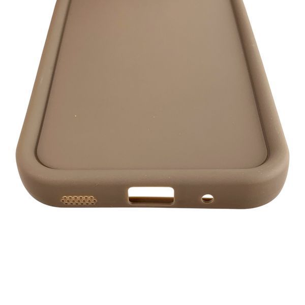 Чехол силиконовый Soft Touch для Samsung Galaxy A11 коричневый (Полная защита камеры) 0053973 фото