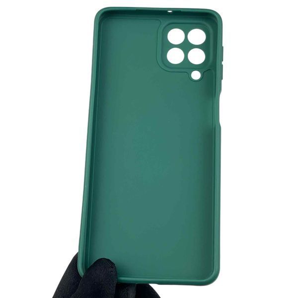 Чехол для Samsung Galaxy M53 5G (SM-M536B) с квадратными гранями с защитой камеры на самсунг м53 зелёный 0012632 фото