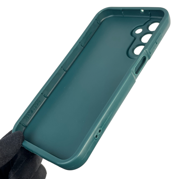 Чохол силіконовий Soft Touch з 3D принтом для Samsung Galaxy A15 (SM-A155M) темно-зелений (Повний захист камери) 0041906 фото