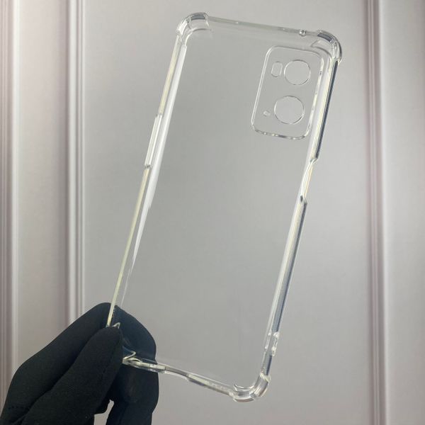 Чехол для OPPO A96 с бронь углами углы выше экрана противоударный на оппо а96 прозрачный 0000350 фото