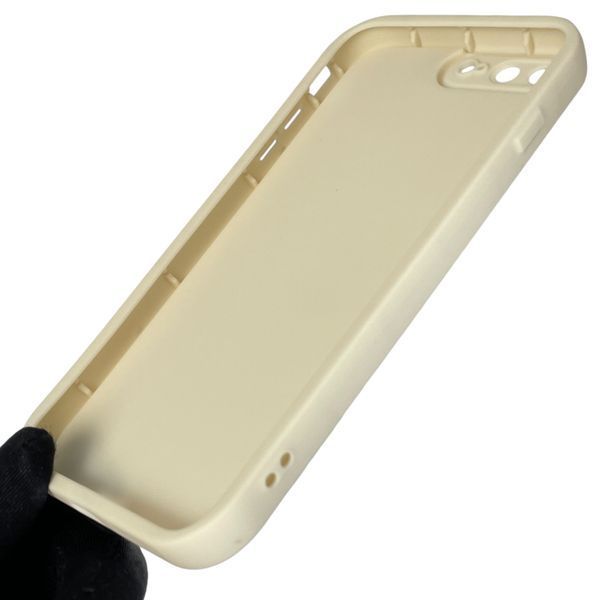 Чехол силиконовый Soft Touch с 3D принтом смешного теда мишки для Apple iPhone 7 Plus молочный (Полная защита камеры) 0049363 фото