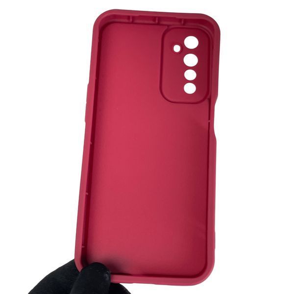 Чохол силіконовий Soft Touch з 3D принтом кумедний тед ведмідик для Realme 6s бордовий (Повний захист камери) 0049313 фото