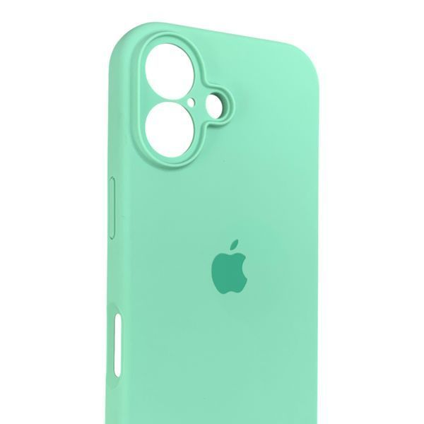Чехол Silicone Case для Apple iPhone 16 зеленый Avocado Green (софт-тач, полная защита камеры) 0061911 фото
