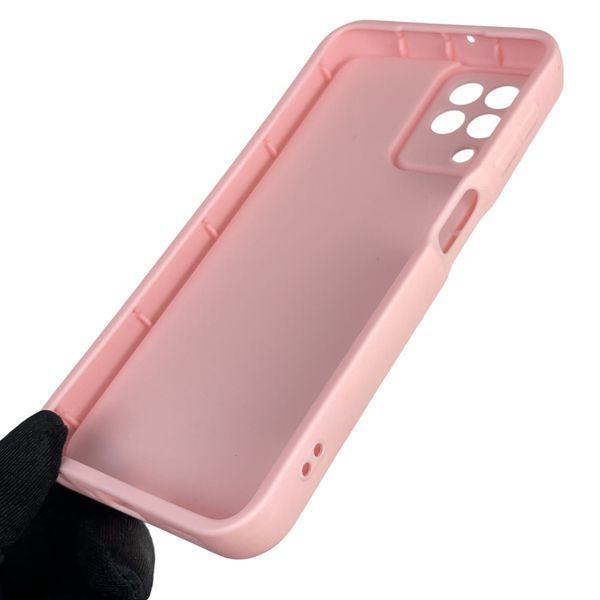 Чехол силиконовый оригинальный Soft Touch с 3D принтом волшебной минни маус для Samsung Galaxy M22 4G (SM-M225F) розовый (Полная защита камеры) 0049725 фото