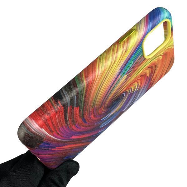 Чехол для Apple iPhone 11 кожаный с микрофиброй яркий на айфон 11 разноцветный 0000250 фото