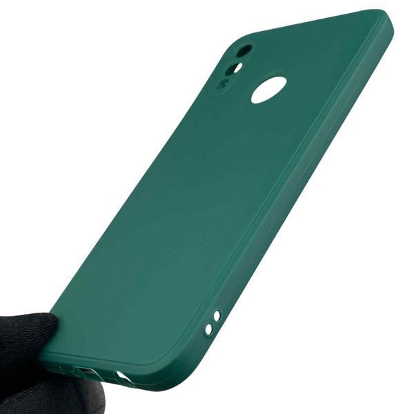 Чехол для Huawei P Smart Plus с квадратными гранями с защитой камеры на хуавей п смарт плюс зелёный 0012339 фото