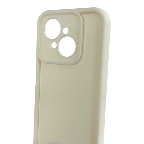 Чехол силиконовый Soft Touch для Tecno Spark Go 1 (KL1) молочный (Полная защита камеры) 0054462 фото