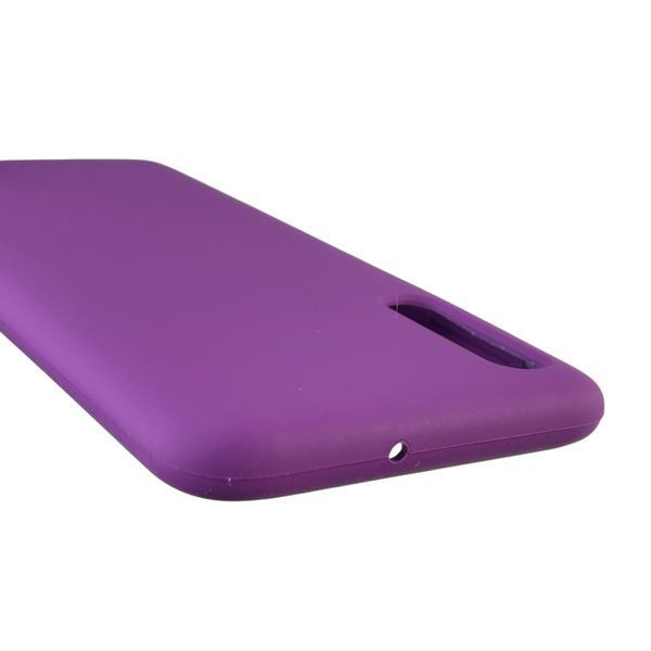 Чехол для Samsung Galaxy A50 (SM-A505F) силиконовый с микрофиброй нескользящий на самсунг а50 фиолетовый 0031980 фото