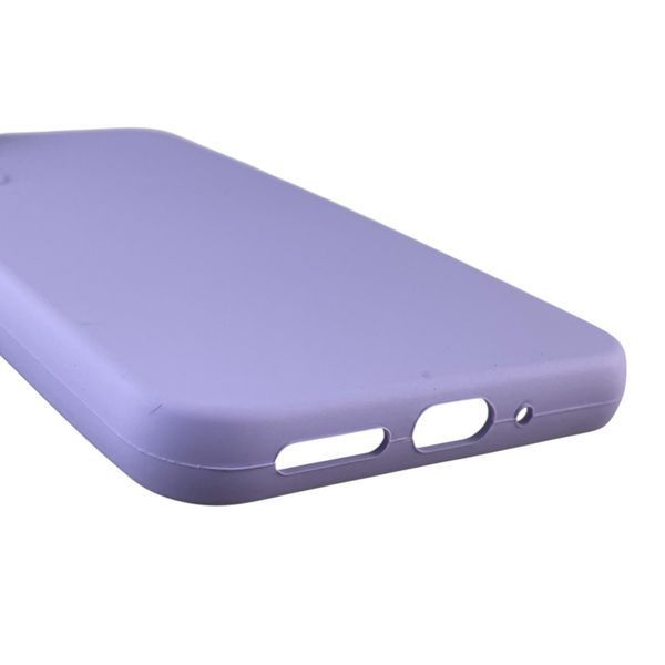Чохол для Samsung Galaxy A54 5G (SM-A546E) силіконовий з мікрофіброю нековзний на самсунг а54 5г бузковий 0032071 фото