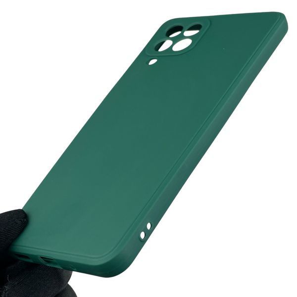 Чехол для Samsung Galaxy M53 5G (SM-M536B) с квадратными гранями с защитой камеры на самсунг м53 зелёный 0012632 фото