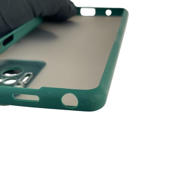 Чехол для телефона Xiaomi Redmi Note 10 Pro 4G с высокими бортами на сяоми редми нот 10 про темно-зеленый 0026246 фото