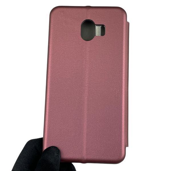 Чехол-книжка для Samsung Galaxy J4 2018 (SM-J400) с подставкой на самсунг гелакси дж4 бордовая 0012945 фото