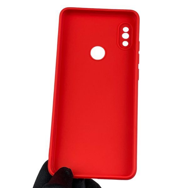 Чохол для Xiaomi Redmi Note 5 з квадратними гранями із захистом камери на сяомі редмі нот 5 червоний 0012884 фото