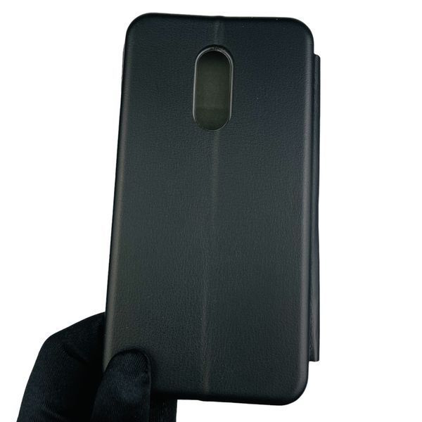 Чехол-книжка для Xiaomi Redmi 5 с подставкой на сяоми редми 5 чёрная 0001686 фото