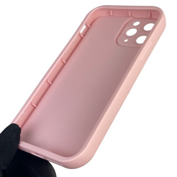 Чехол силиконовый оригинальный Soft Touch с 3D принтом смешного теда мишки для Apple iPhone 11 Pro розовый (Полная защита камеры) 0048387 фото