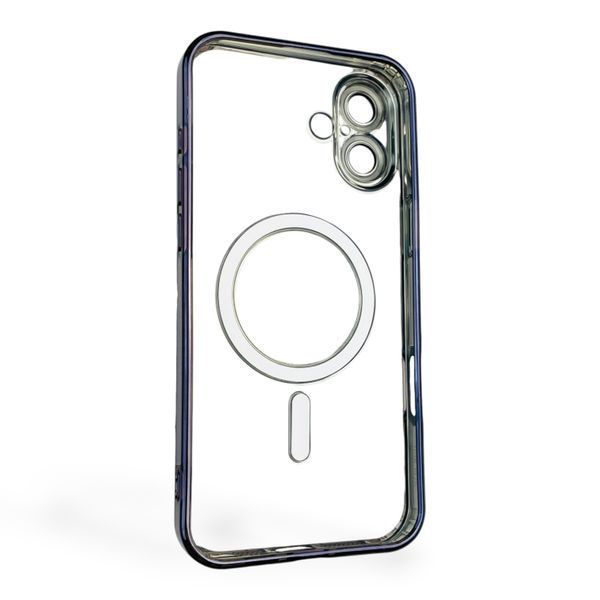 Чехол для Apple iPhone 16 Plus с линзами на камере с MagSafe на айфон 16 плюс фиолетовый 0034420 фото
