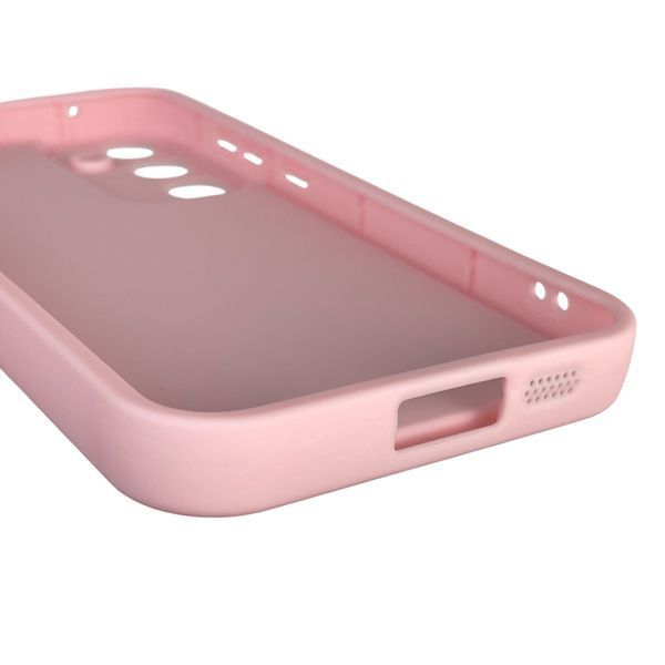 Чехол силиконовый оригинальный Soft Touch с 3D принтом смешного теда мишки для Samsung Galaxy A55 5G (SM-A556B) розовый (Полная защита камеры) 0048740 фото