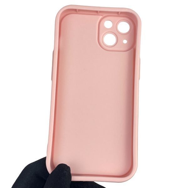 Чехол силиконовый оригинальный Soft Touch с 3D принтом мема сибу для Apple iPhone 13 розовый (Полная защита камеры) 0047302 фото