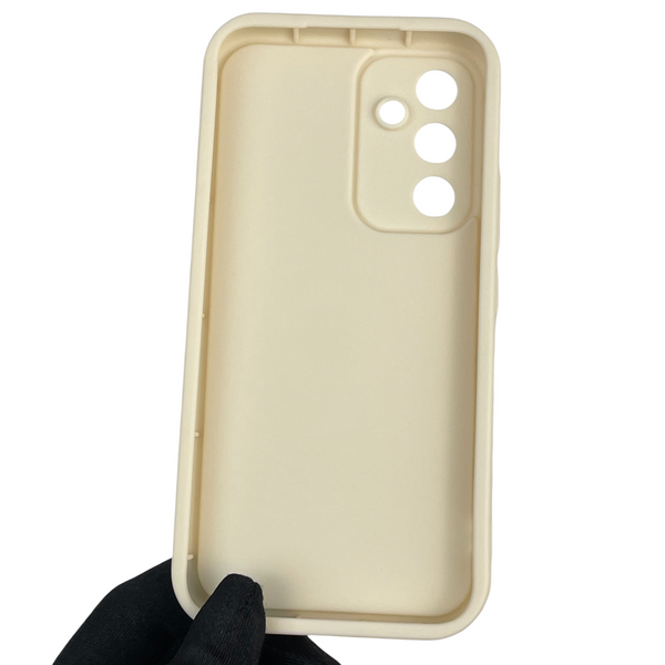 Чохол силіконовий Soft Touch з 3D принтом жіночим для Samsung Galaxy A54 5G (SM-A546E) молочний (Повний захист камери) 0042796 фото