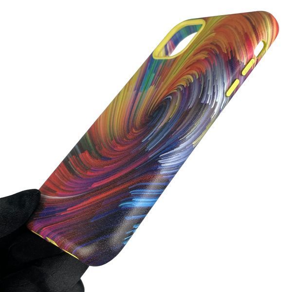 Чехол для Apple iPhone 11 кожаный с микрофиброй яркий на айфон 11 разноцветный 0000250 фото