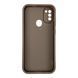 Чехол силиконовый Soft Touch для Samsung Galaxy A11 коричневый (Полная защита камеры) 0053973 фото 2