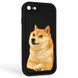 Чохол силіконовий Soft Touch з 3D принтом мему сібу для Apple iPhone SE 2020 чорний (Повний захист камери) 0048332 фото 1