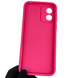 Чохол силіконовий Soft Touch з 3D принтом жіночим для Motorola Moto E13 (PAXT0034) малиновий (Повний захист камери) 0042474 фото 4