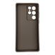 Чохол силіконовий Soft Touch для Samsung Galaxy S22 Ultra коричневий (Повний захист камери) 0054068 фото 2