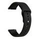 Ремешок силиконовый 22 мм для Samsung Gear S3 Frontier черный 0057203 фото 1