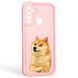 Чехол силиконовый оригинальный Soft Touch с 3D принтом мема сибу для Realme 6i розовый (Полная защита камеры) 0047402 фото 1