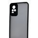 Чохол для Vivo V21E чорний матовий напівпрозорий (бампер, захист камери) 0062262 фото 4