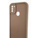 Чехол силиконовый Soft Touch для Samsung Galaxy A11 коричневый (Полная защита камеры) 0053973 фото 4