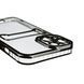 Чехол для Apple iPhone 14 с чёрной окантовкой с карманом для карт на айфон 14 чёрный 0013012 фото 5