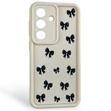 Чохол силіконовий Soft Touch з 3D принтом для Samsung Galaxy S26 молочний (Повний захист камери) 0057797 фото