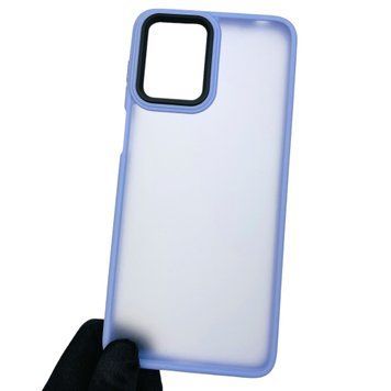 Чохол для Motorola Moto G14 PAYF0006RS протиударний матовий напівпрозорий з високими бортами на моторола г14 бузковий 0000755 фото