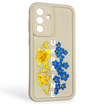 Чохол силіконовий Soft Touch з 3D принтом для Samsung Galaxy A36 5G (SM-A366U) молочний (Повний захист камери) 0042017 фото