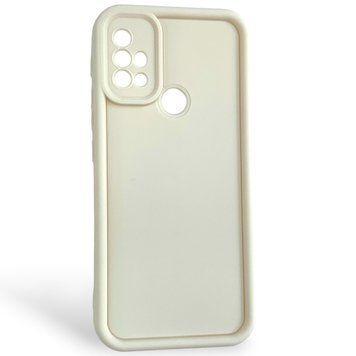 Чехол силиконовый Soft Touch для Motorola G10 молочный (Полная защита камеры) 0054356 фото