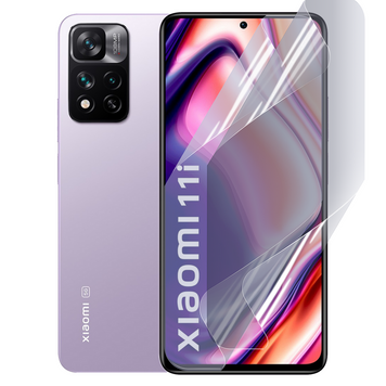 Плёнка гидрогелевая для Xiaomi 11i India глянцевая на Сяоми 11и Индия прозрачная 0011621 фото