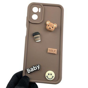 Чехол для Motorola Moto G04 (XT2421-2) с 3д рисунком детский женский объемный на моторола г04 коричневый 0013633 фото