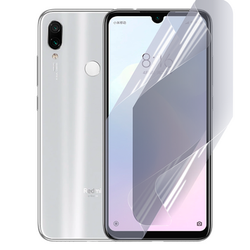 Плёнка гидрогелевая для Xiaomi Redmi 7 Pro глянцевая на Сяоми редми 7 про прозрачная 0011671 фото