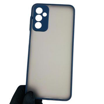Чехол для Samsung Galaxy M23 5G SM-M236 с высокими бортами с защитой камеры на самсунг м23 5г тёмно-синий 0001865 фото