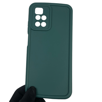 Чохол силіконовий Soft Touch для Xiaomi Redmi 10 темно-зелений (Повний захист камери) 0039784 фото