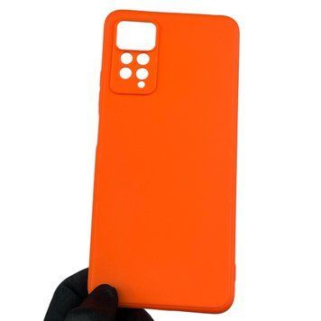 Чехол для Xiaomi Redmi Note 12 Pro 4G с квадратными гранями с защитой камеры сяоми нот 12 про 4г оранжевый 0012835 фото