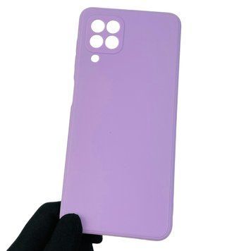 Чехол для Samsung Galaxy A22 4G SM-A225F с квадратными гранями с защитой камеры на самсунг а22 4г сиреневый 0001256 фото