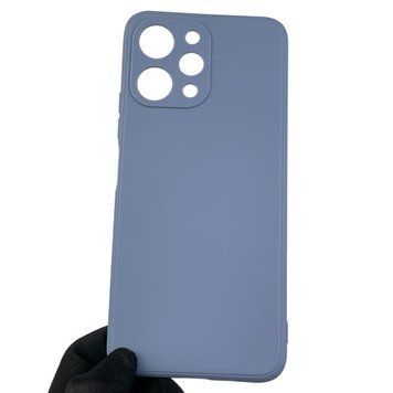 Чехол для Xiaomi Redmi 12 4G с квадратными гранями с защитой камеры на сяоми редми 12 4г голубой 0012735 фото