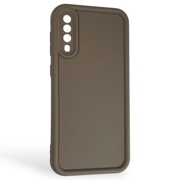 Чехол силиконовый Soft Touch для Samsung Galaxy A50s (SM-A507F) коричневый (Полная защита камеры) 0039617 фото