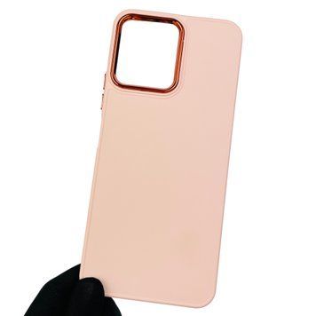 Чехол для Xiaomi Redmi 12 4G противоударный матовый с высокими бортами на сяоми редми 12 пудровый 0001378 фото