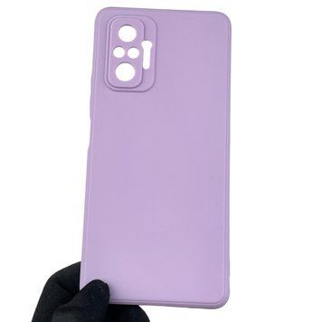 Чехол для Xiaomi Redmi Note 10 Pro с квадратными гранями с защитой камеры на сяоми редми нот 10 про сиреневый 0012785 фото