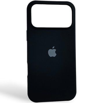 Чохол Silicone Case для Apple iPhone 17 Pro Max чорний (софт-тач, мікрофібра всередині) 0059872 фото